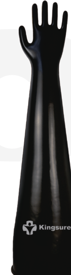 Black KS1000 Butyl isolator glove
